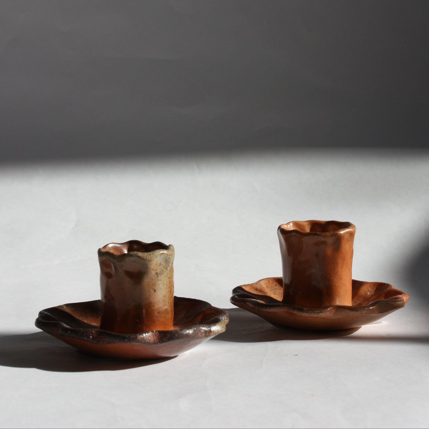 Ceramic Candlestick Holder by Meghan Burke Studio