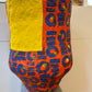 Orange Mudcloth Vase by Marce Nixon-Washington