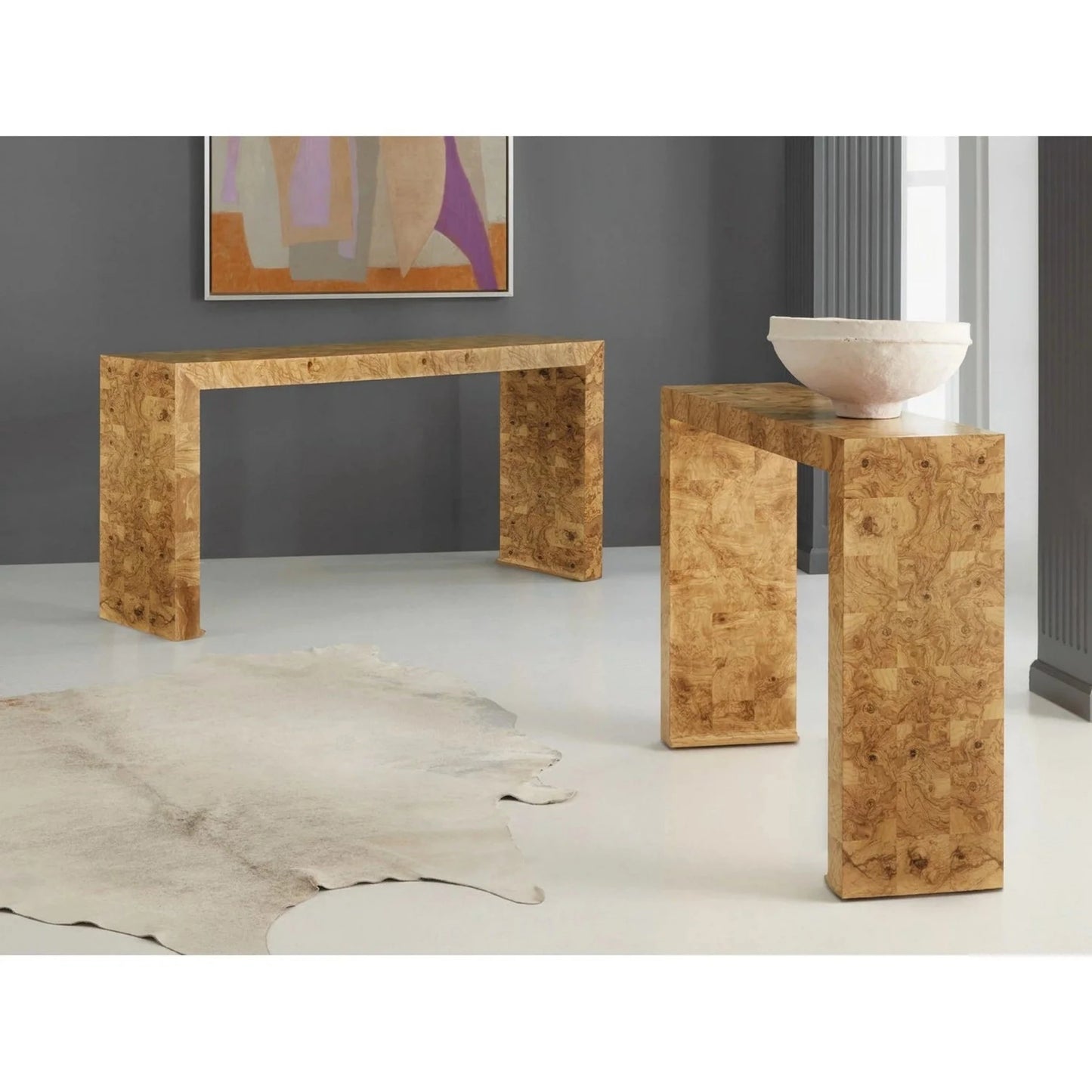 Modern History Small Slab Console