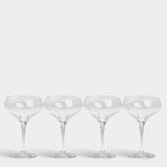 Orrefors More Coupe Glasses (Set of 4)