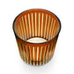 Amber Prism Ice Bucket and Tongs