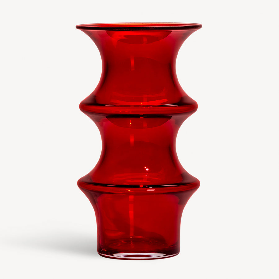 Kosta Boda Pagod Large Vase in Red