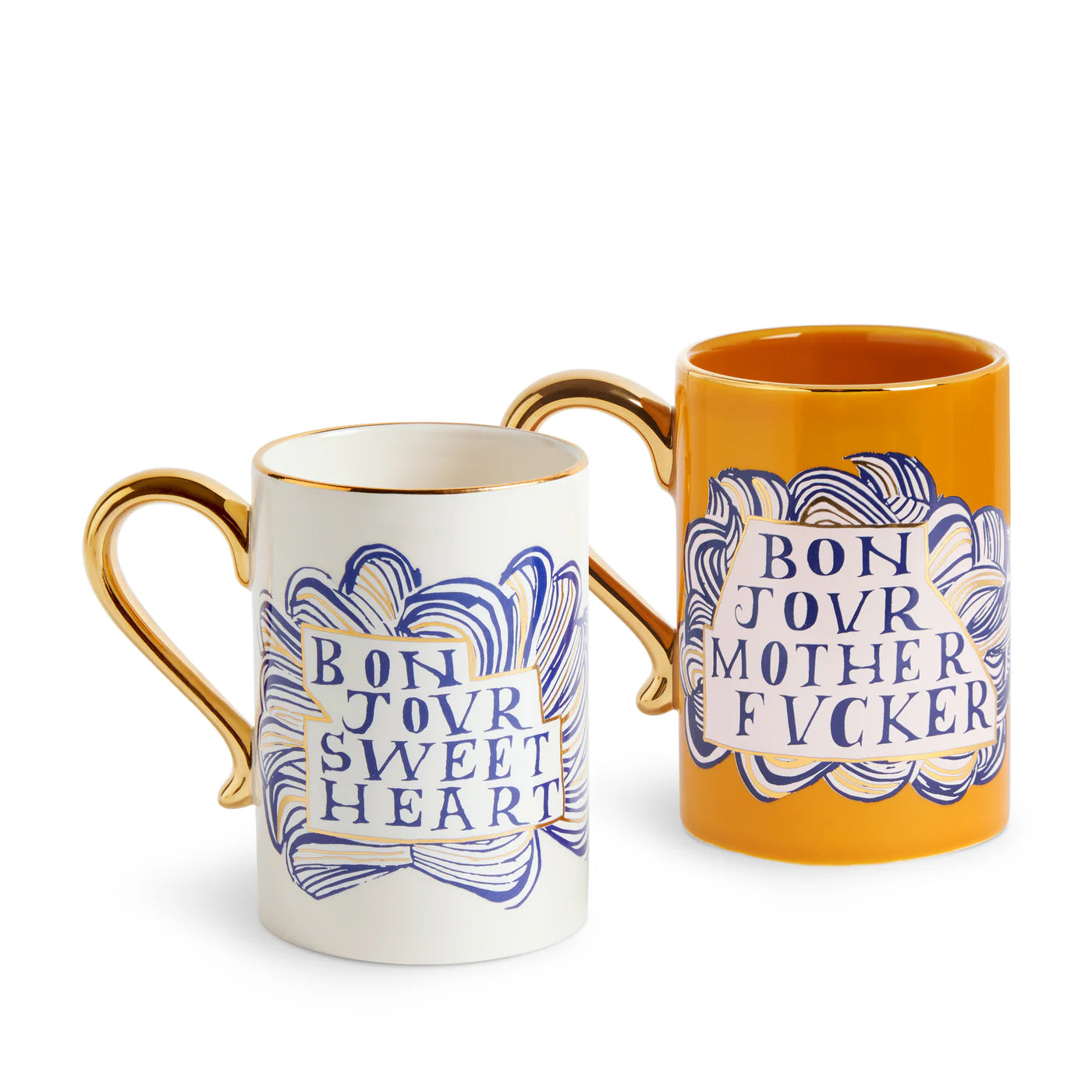 Set of 2 Ruan Hoffmann Mugs