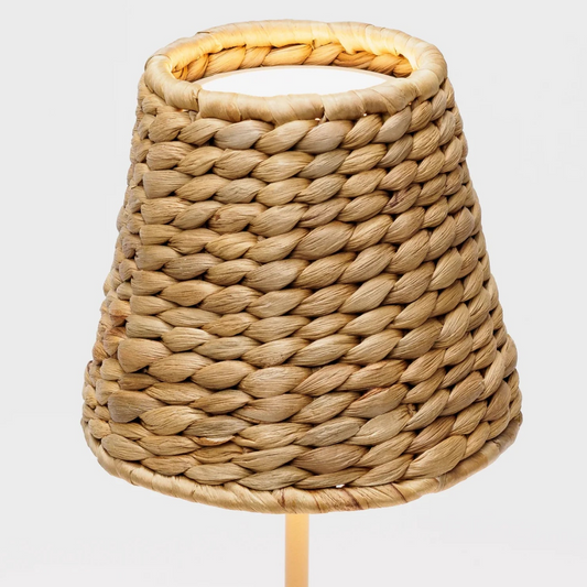 Zafferano Empire Water Hyacinth Woven Lampshade