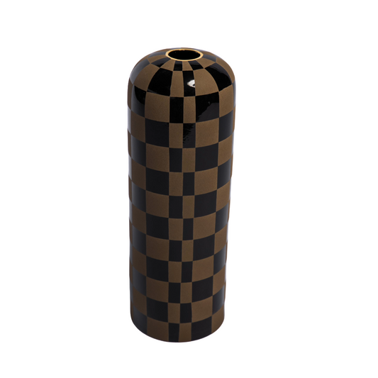 Waylande Gregory Tall Checkered Vase