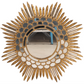 Carved Giltwood Starburst Mirror