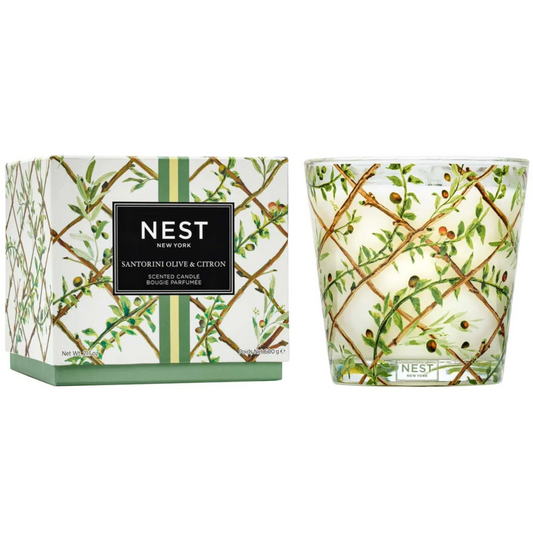 Nest Santorini Olive & Citron Specialty 3-Wick Candle