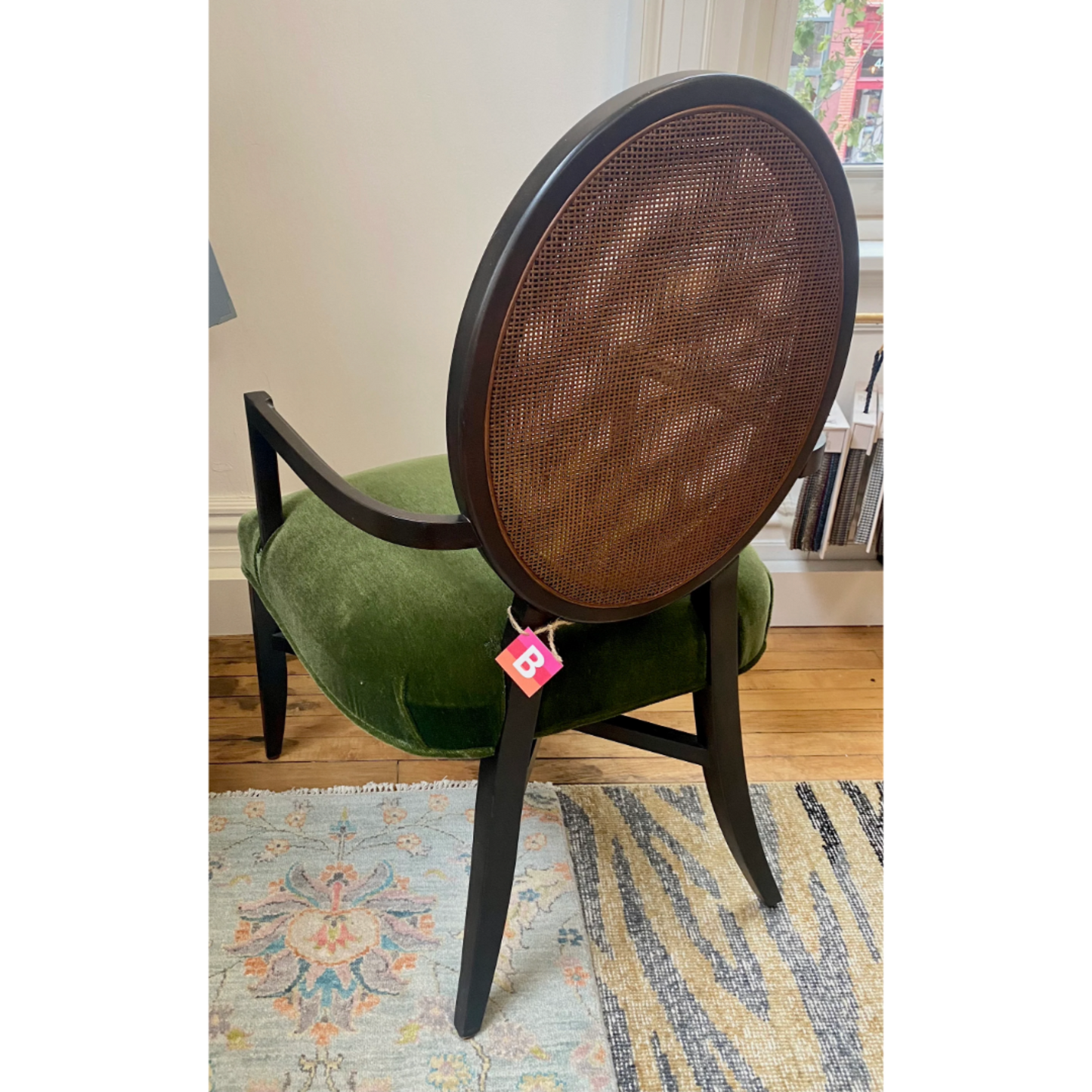 Port Eliot Oval Cane Back Arm Chair