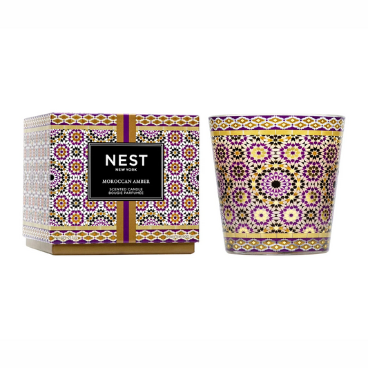 Nest Moroccan Amber Decorative 3-Wick Candle