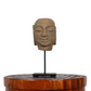 Stone Buddha Head and Stand