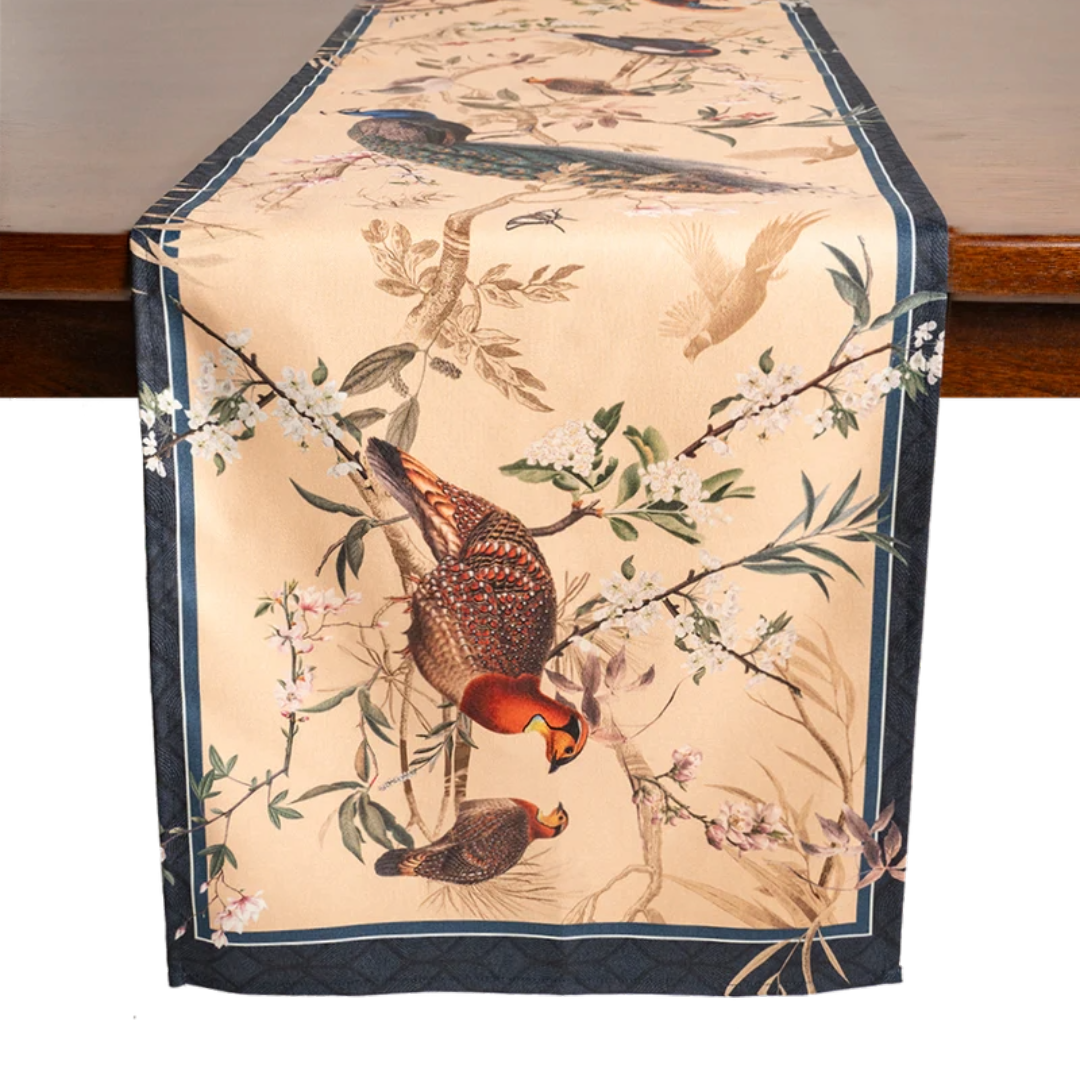 Muzaluci Faisanes Table Runner