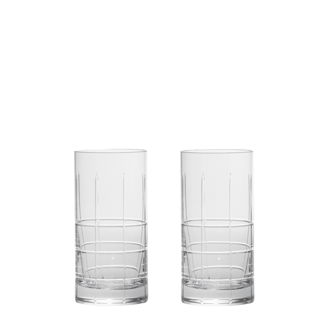 Orrefors Street Highball Glasses (Set of 2)