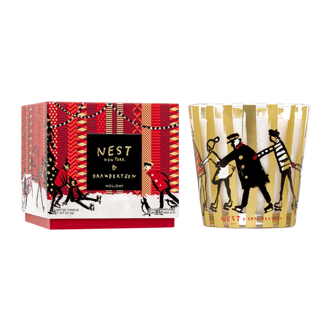 NEST x Drawbertson Holiday 3-Wick Candle