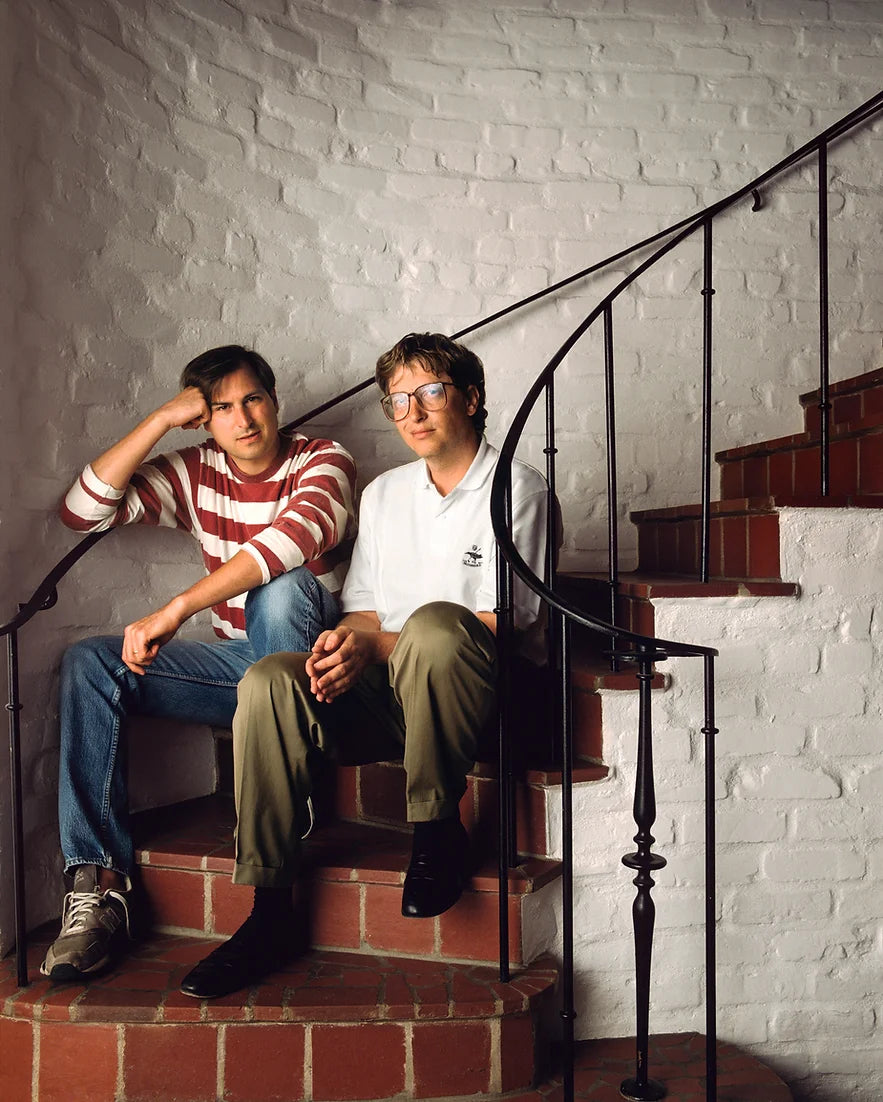 George Lange Steve Jobs & Bill Gates