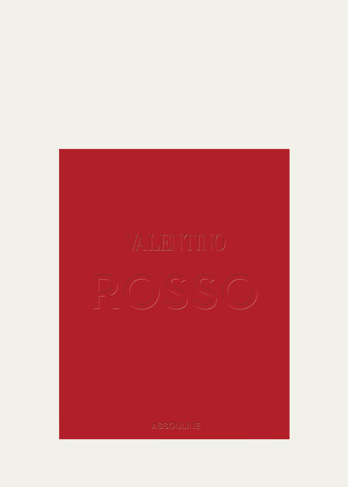 Assouline Valentino Rosso Coffee Table Book