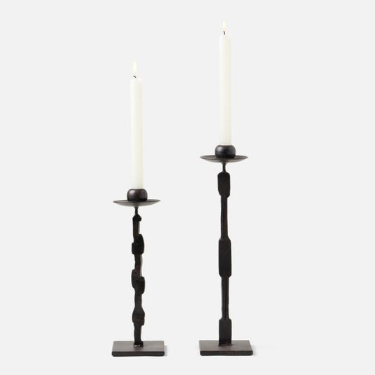 Quentin Square Base Candle Holders (Set of 2)