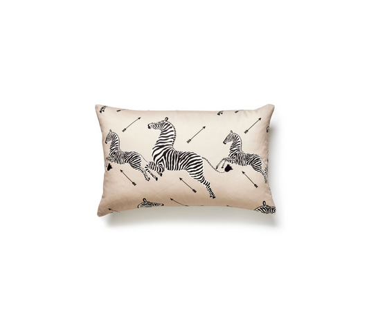 Zebras Petite Sand Lumbar Pillow