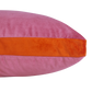 Rose Pink and Orange Velvet Box Pillow