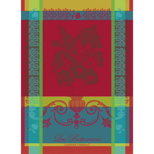 Les Betteraves Rouge Jacquard Kitchen Towel