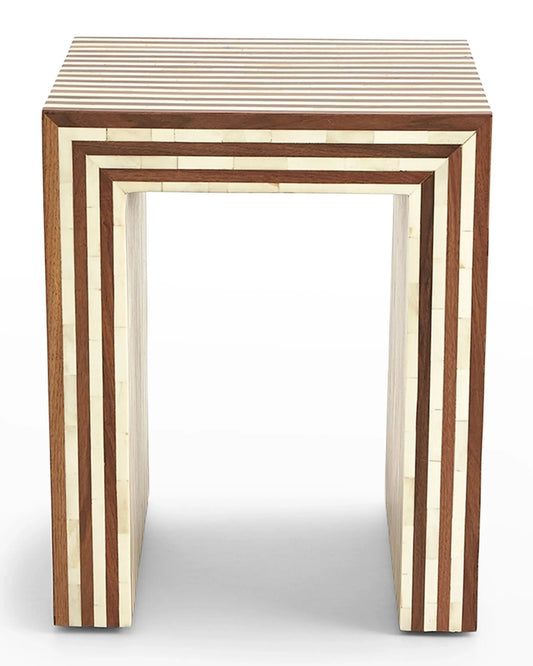 Global Views Small Sienna Nesting Table