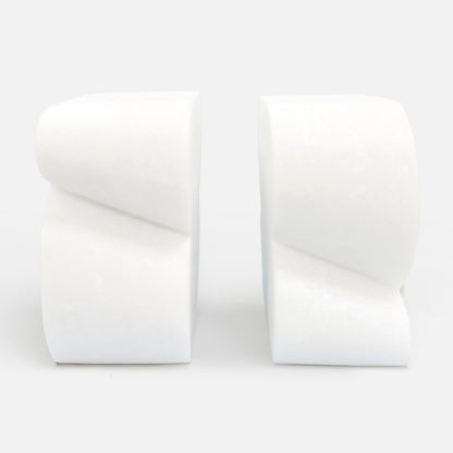 Made Goods Calysta Marble Bookend Set