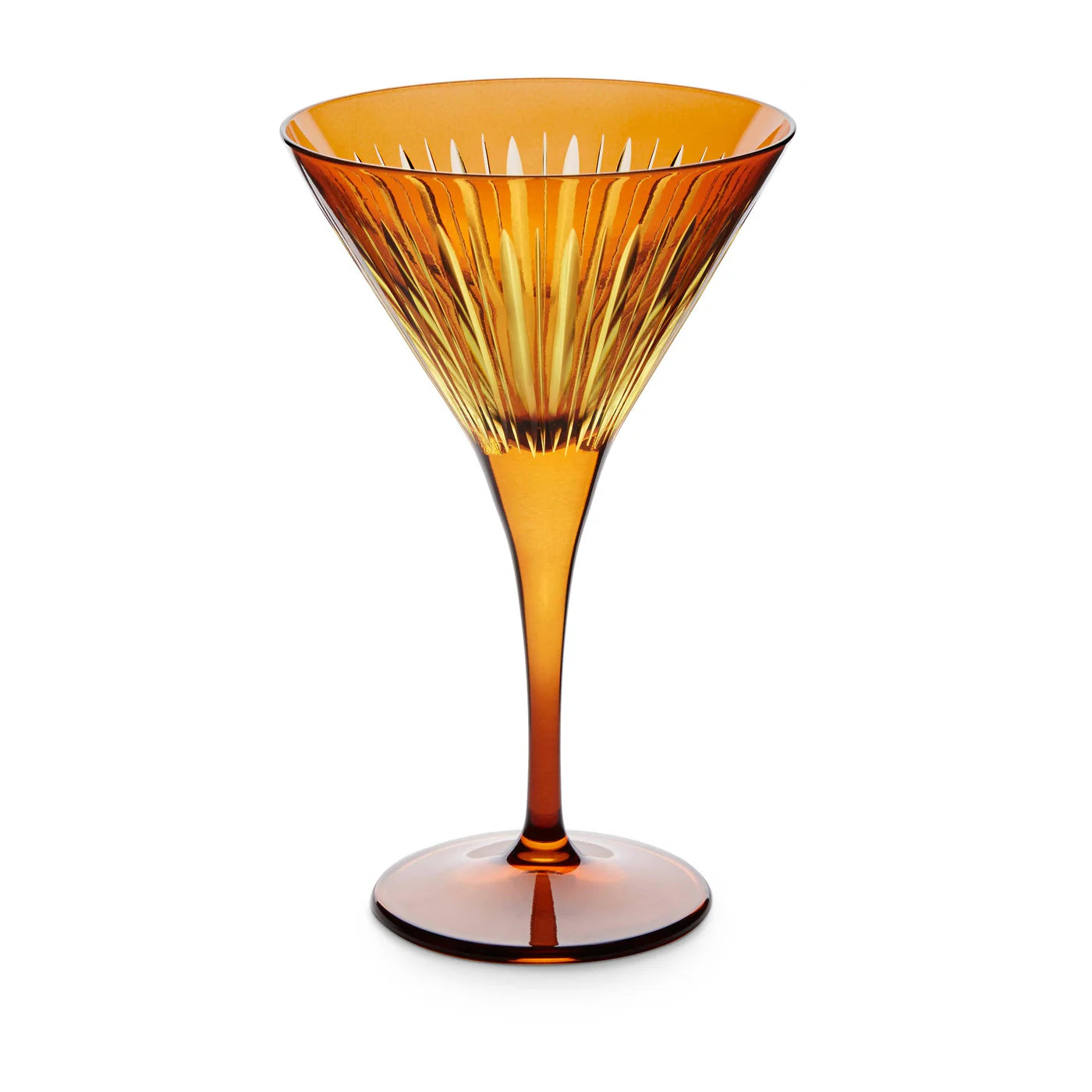Set of 4 Assorted Prism Martini Glasses