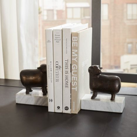 Villa & House Sheep Bookends (Set of 2)