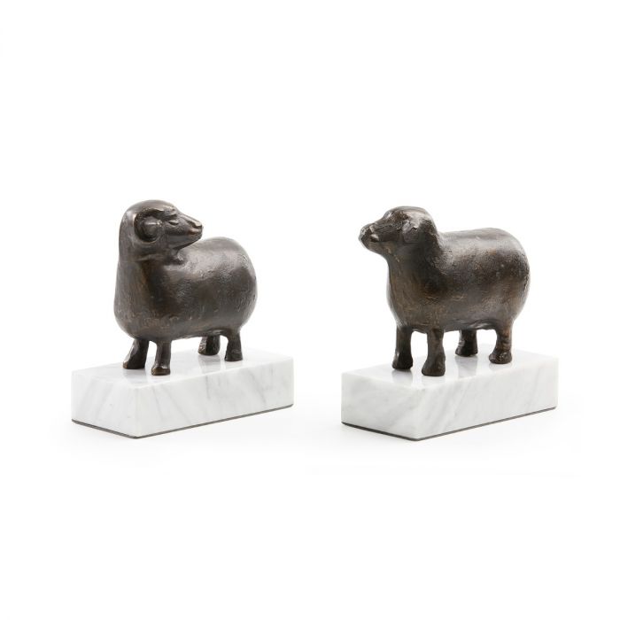 Villa & House Sheep Bookends (Set of 2)