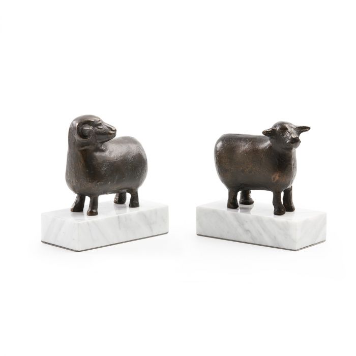 Villa & House Sheep Bookends (Set of 2)