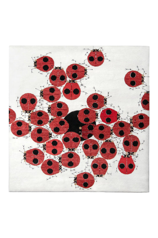 Rug & Kilim Red Ladybug 5x5