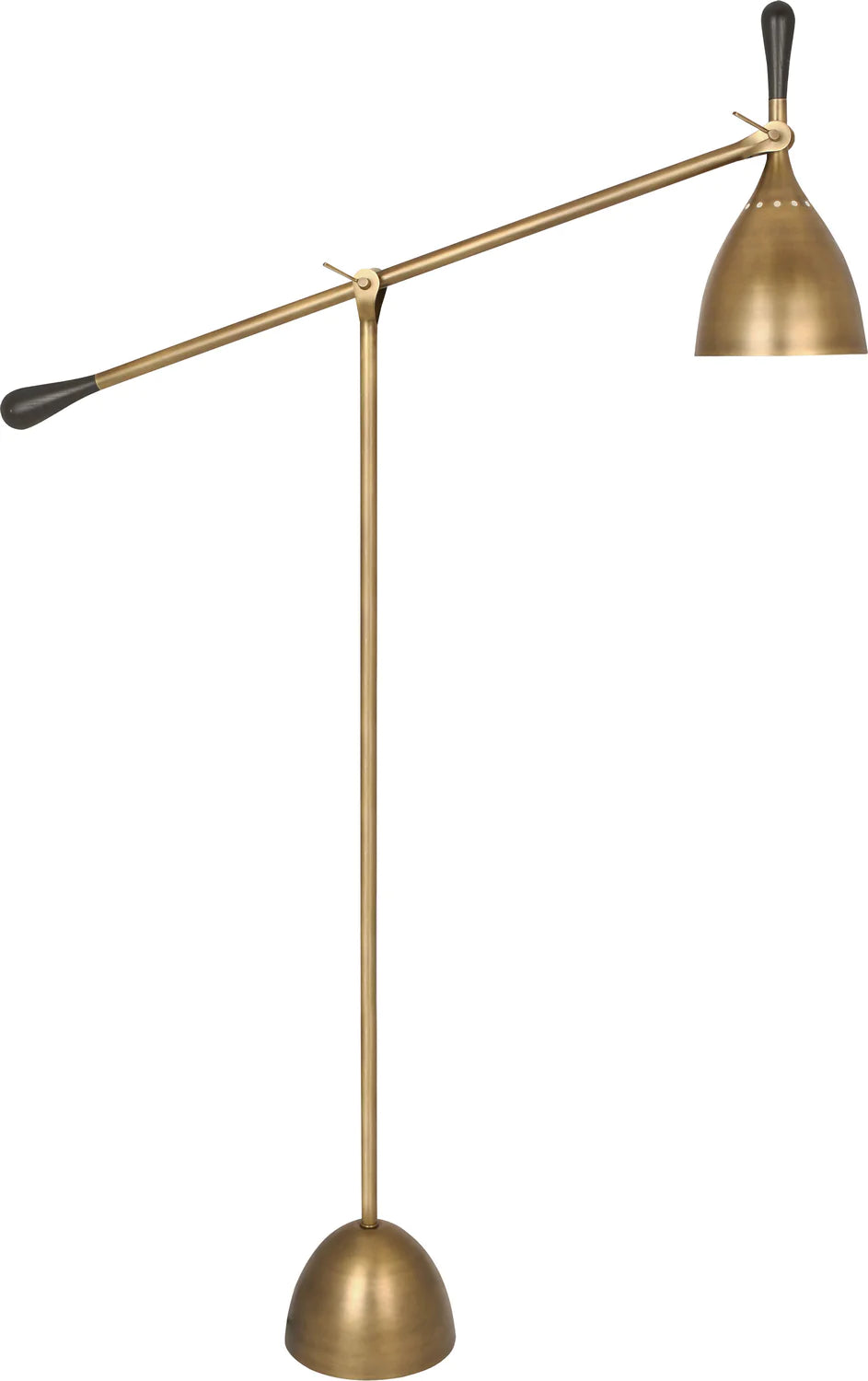 Robert Abbey Ledger Floor Lamp, Brass