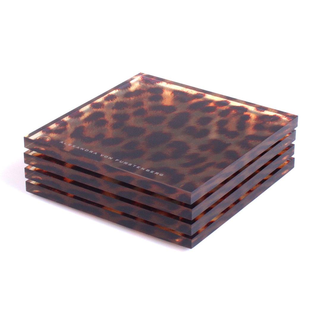 Alexandra Von Furstenberg Accent Coasters, Set of 4