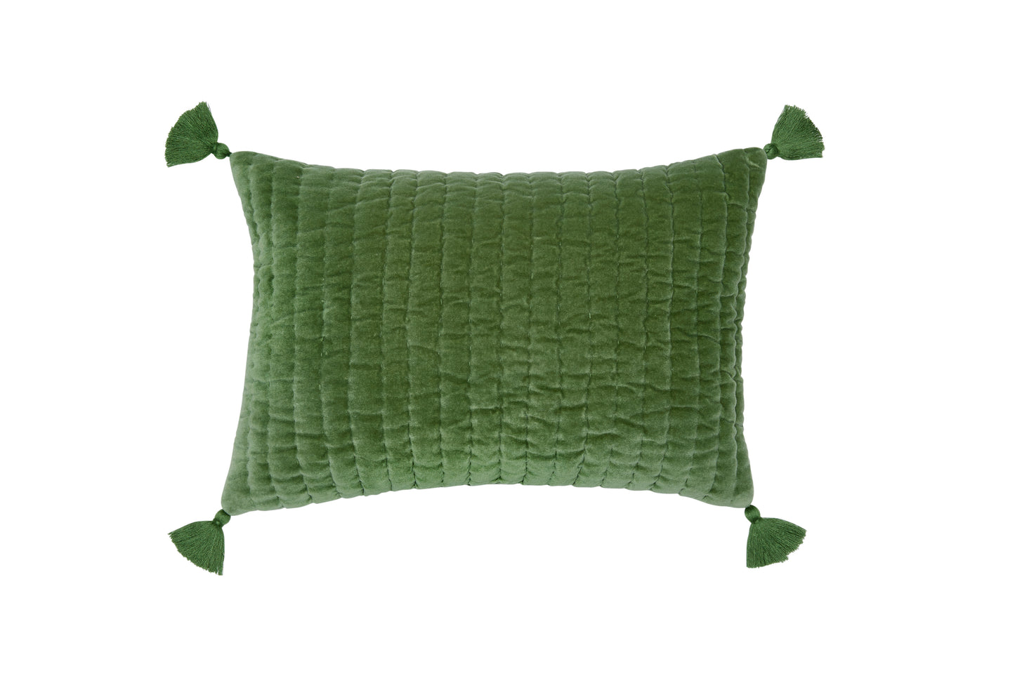 John Robshaw Velvet Moss Kidney Pillow