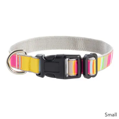 Annie Selke Small Happy Yellow Stripes Collar